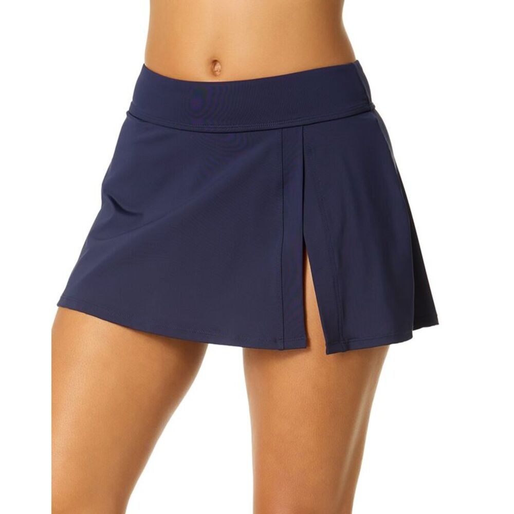 Anne Cole Womens  Banded Side Slit Skirt